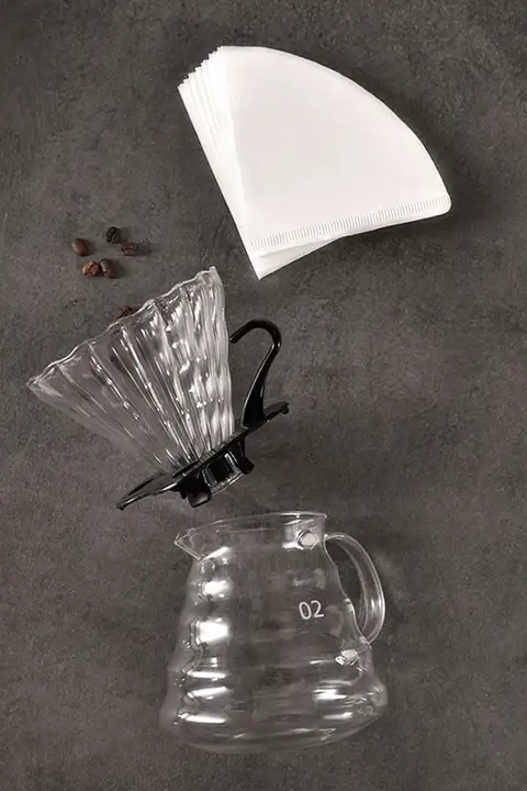 ハンドドリップ用コーヒーフィルター【扇形・円錐型・高品質素材】