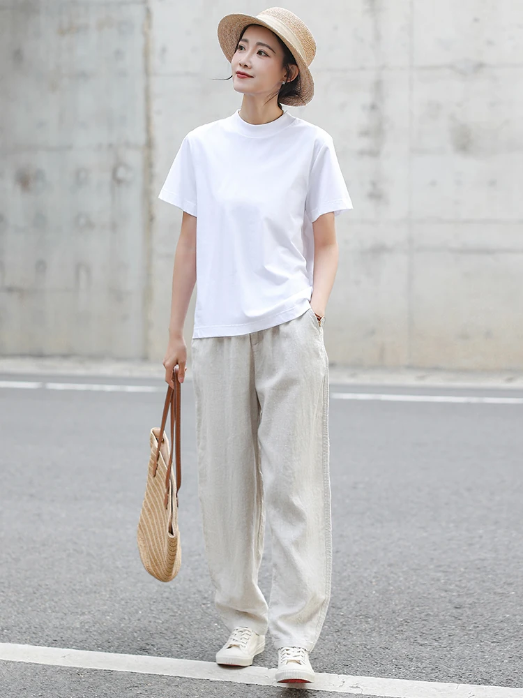 大人可愛い服 50代コーデの完全ガイド：シンプルハイネックTシャツで実現する優しさ