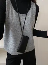 女性用レザー製ロングネックレス【多機能・眼鏡収納・サングラスクリップ付き】