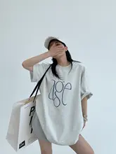 Tシャツ レディース 半袖 レタープリント シンプル シック ヴィンテージ ルーズ 抜け感 きれいめ 夏
