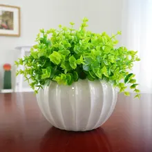 ミニフェイクグリーン植物のインテリア小物【デスク装飾・リビング用】