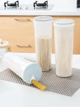 食品用透明密閉容器【大容量のパスタ収納ボックス・多用途・穀物保存】