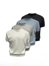 ICE SILK 半袖Tシャツ【極上の柔らかさ・小さめの襟・リブ裾】