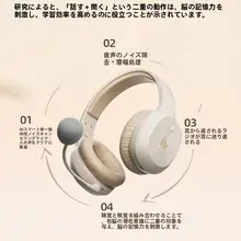 Bluetooth対応子供用ヘッドホン【音声フィードバック・リーディング学習用】