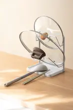 多機能鍋蓋スタンド【角型・キッチン用・調理器具収納】