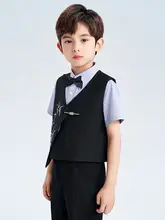 新中式デザイン 男子用子供用スーツ【花童・演出服・夏用】（セットアップ対応）