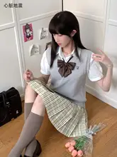 オリジナルデザインの制服風スカート【春夏用・百褶スカート・学生向け】（セットアップ対応）