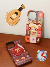 オリジナル手描きデザインのマグネット付きマット仕上げスマホケース【オルタナティブスタイル】