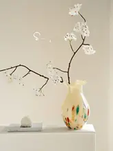 ガラス花瓶 シンプル 上品 リビング 卓上インテリア 生 け花 おしゃれ