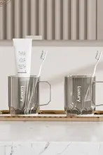 軽量で高級感のある透明なマウスウォッシュカップは、落下や高温に強いです。