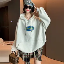 デザイナーコレクション フード付き長袖パーカー【ゆったりデザイン・春秋用】（セットアップ対応）