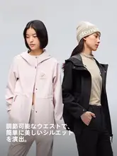 Camel アウトドア用 フリースソフトシェルジャケット【ウィンドブレーカー・女性用・ウエストシェイプ・ピンク】