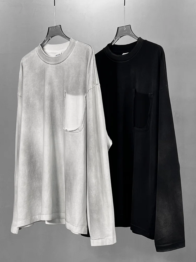 黒Tシャツが色褪せするのを防ぐには？Artiemasterのダメージ加工長袖Tシャツが解決する理由