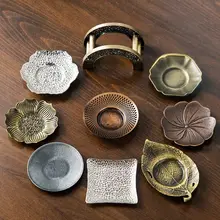金属製 防滑茶托【創意デザイン・熱隔離・茶具アクセサリー】