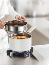 無塗装316不銹鋼製陶器小さなミルクポット【ベビーフード調理・煮込み・温め用】