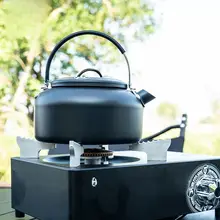 アウトドア用ポータブルガスケトル【キャンプ用・明火対応・茶を淹れる】
