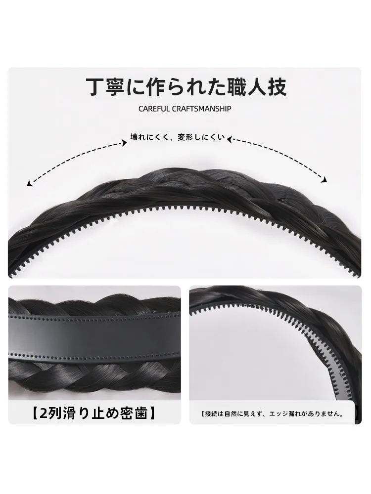 白髪をカバーするヘアバンド：リアルな編み込み風・歯付き設計の実用性と適用シーン