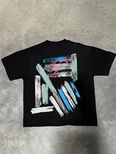 コットン製 暑さ対策半袖Tシャツ【カジュアル・ゆったりフィット・ヒップホップスタイル・UPF50+】