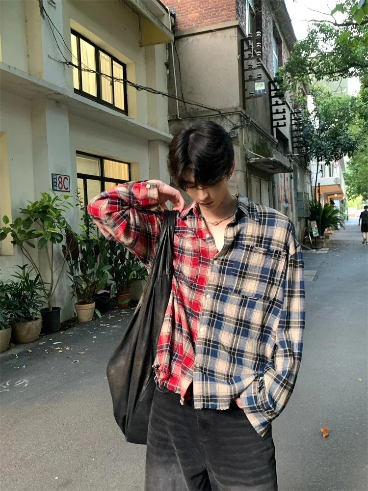 中学生私服男子が「何を着る？」——美式フリンジチェックシャツで通学スタイルをリブートする方法は？