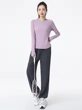 快適な着心地のランニングウェア【女性用・長袖・速乾・山登り・フィット】（セットアップ対応）