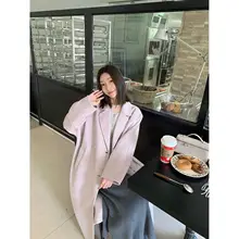 上品なデザインの毛混カシミヤコート【女性用・パーティー向け】