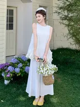 温柔なフレンチスタイルのフリル付きトップスとスカート【夏用・女性用】（セットアップ対応）