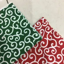 綿布 唐草 柴犬 模様のハンドメイド衣装用生地【DIY用・輸入素材】