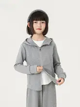 柔らかく滑らかな肌触りの子供用トレーナー【フィット・スポーツ対応】（セットアップ対応）