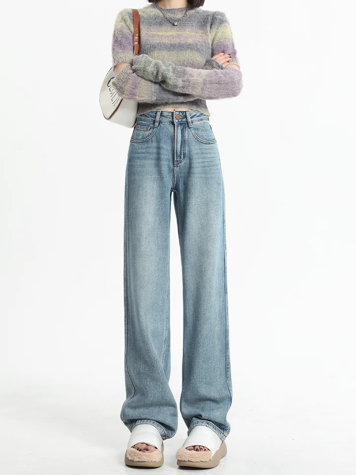 175 背の高い超ロング ジーンズ 女性 2025 新しいスタイル