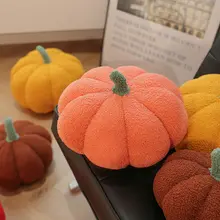 かわいいカボチャ型超柔軟毛布クッション【インテリア用・リビング・ソファ・飾り用】