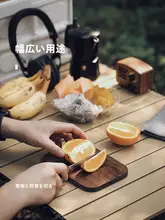 無垢材 カッティングボード キャンプ お弁当箱 木製 軽量 両面使える ウォールナット 小さい
