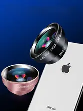 スマートフォン用広角レンズ【４K画質・プロフェッショナル撮影・Apple/Huawei対応・外付けマクロレンズ・宝石撮影用】（セットアップ対応）
