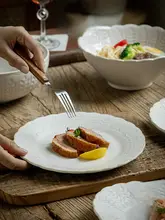 法式復古デザインの高級浮彫皿【おしゃれでエレガント】（セットアップ対応）