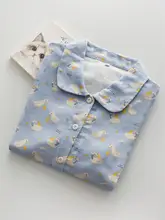 パジャマ トップス ルームウェア レディース キャラクター柄 綿100% ガーゼ 薄手 春夏 ショートパンツ ロングパンツ