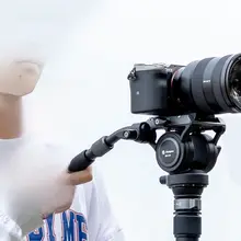 Fotopro 金属製液圧雲台【プロフェッショナル・滑らかなダンピング・一眼レフ対応・ミラーレス用】