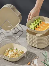 軽量おしゃれ フルーツスナックプレート【家庭用・小皿・ゴミ収納・食卓用】