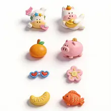 可愛い牛デザインのDIYシューズ装飾用クリップ【装飾用・ハンドメイド】