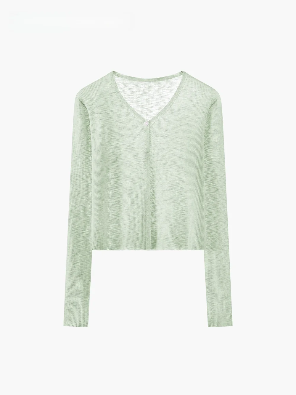 薄手のアイスシルク夏用カーディガン：紫外線対策と通気性のバランスを実現