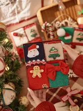 クリスマスソックス【カップル向け・コーラルフリース・厚手・冬用】（セットアップ対応）
