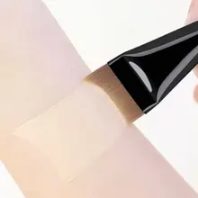 月牙型ファンデーションブラシ【アーチ型・平面ブラシ・メイクアップ用】