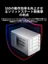 Orico 高速拡張リーダー付き外付けSSDケース【全フラッシュ・磁気アレイ対応・四角形】