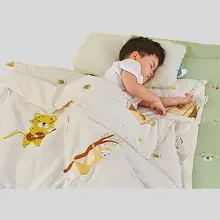 LUOLAI 抗菌旅行用スリーピングバッグ【子供用・防踢・便利な収納タイプ】