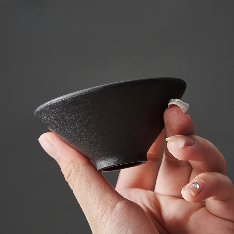 天然石彫刻のアイス岩茶杯：復古スタイルのお椀型茶器の実用性と使い方