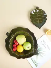 モダンデザイン 陶器製 フルーツプレート【リビング用・シンプルスタイル・装飾用】