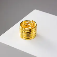 ミニブラスリング【シンプルで精巧なDIYアクセサリー・キーチェーン用】
