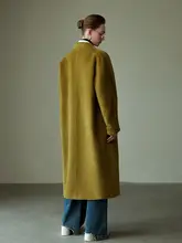 イタリア製 カシミヤウール ロングトレンチコート【クラシックデザイン】
