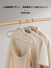 ハンガー【滑り止め・肩崩れ防止・厚手フロッキー仕上げ】