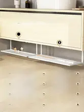 洗面器用収納フック【穴あけ不要・浴室・衛生的・下水槽下掛け式】