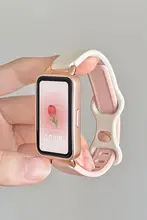 Huawei用 スマートバンド対応 シリコンスポーツバンド【女性用・高品質・快適な装着感】