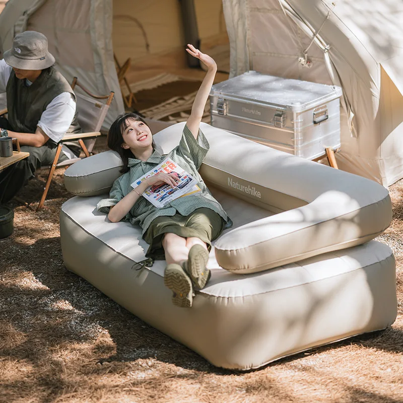 キャンプ道具を節約調達｜実際に使ってみた結果 - Naturehike ダブルエアソファの実用性と性能解析